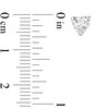 Thumbnail Image 5 of Solid Sterling Silver CZ Heart Stud Set