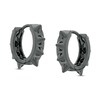 Thumbnail Image 1 of 20mm Spiked Huggie Hoop Earrings in Sterling Silver with Black Rhodium