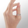 4mm Wedding Band in Solid Sterling Silver - Size 8