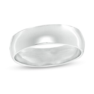 6mm Wedding Band in Sterling Silver