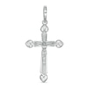 Thumbnail Image 0 of Cubic Zirconia Crucifix Charm in Sterling Silver