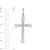 Thumbnail Image 1 of Cubic Zirconia Crucifix Charm in Sterling Silver