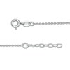 Cubic Zirconia Cursive "dream" Anklet in Sterling Silver - 10"