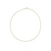 Thumbnail Image 2 of Made in Italy Sparkle Chain Anklet in 10K Solid Gold - 10"