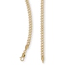 Thumbnail Image 1 of Made in Italy 3.5mm Miami Curb Chain Necklace in 10K Semi-Solid Gold - 24"