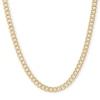 Thumbnail Image 0 of Made in Italy 4.6mm Miami Curb Chain Necklace in 10K Semi-Solid Gold - 16"