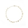 Thumbnail Image 2 of Made in Italy Mirror Hearts Dangle Station Anklet in 10K Solid Gold - 10"