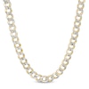 Thumbnail Image 1 of 120 Gauge Semi-Solid Cuban Curb Chain Necklace in 10K Two-Tone Gold - 26"