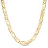 Thumbnail Image 1 of 100 Gauge Hollow Valentino Chain Necklace in 10K Gold - 22"
