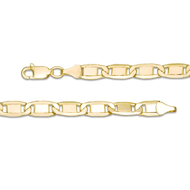 Main Image 2 of 100 Gauge Hollow Valentino Chain Necklace in 10K Gold - 22"
