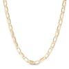 Thumbnail Image 1 of 060 Gauge Valentino Chain Necklace in 10K Hollow Gold - 24"