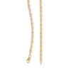 Thumbnail Image 1 of 060 Gauge Valentino Chain Necklace in 10K Hollow Gold - 24"