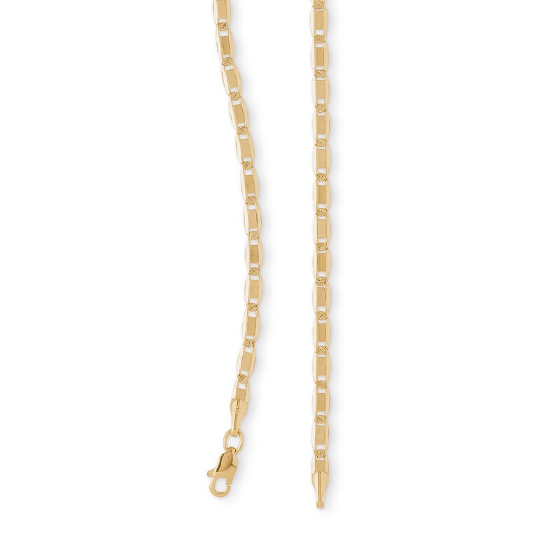 Main Image 2 of 060 Gauge Valentino Chain Necklace in 10K Hollow Gold - 24"