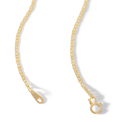 040 Gauge Valentino Chain Necklace in 10K Hollow Gold - 26"