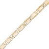 Thumbnail Image 1 of 100 Gauge Valentino Chain Bracelet in 10K Hollow Gold - 8"