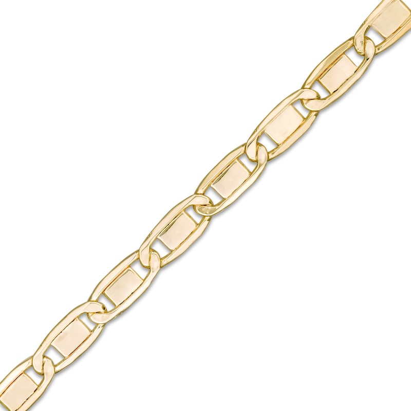 Main Image 1 of 100 Gauge Valentino Chain Bracelet in 10K Hollow Gold - 8"