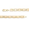 Thumbnail Image 2 of 100 Gauge Valentino Chain Bracelet in 10K Hollow Gold - 8"