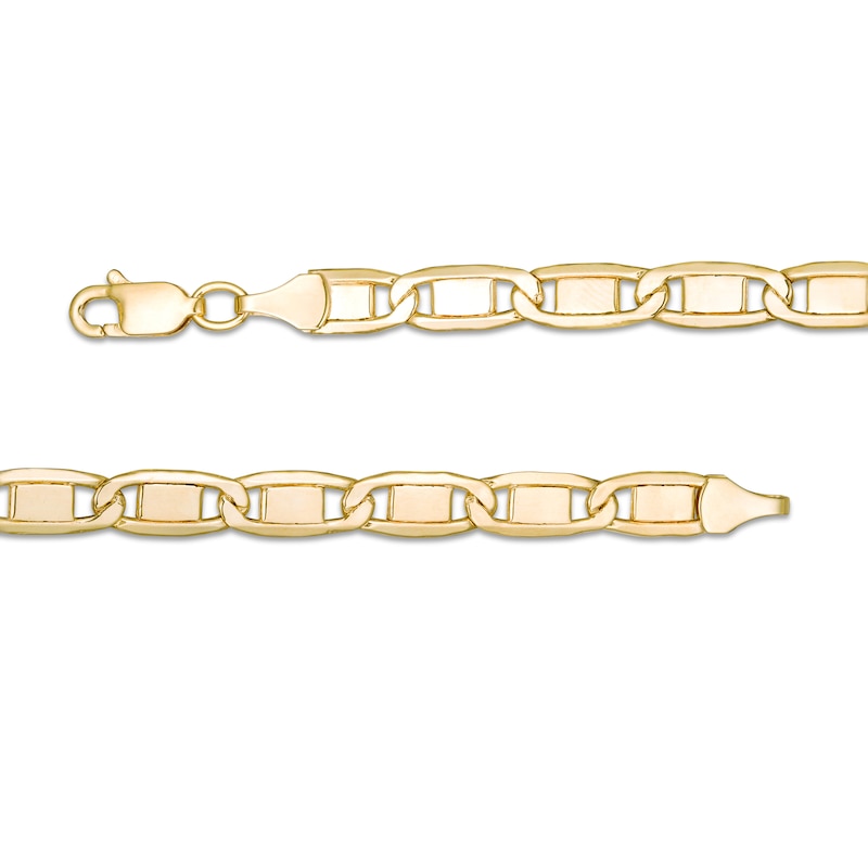 Main Image 2 of 100 Gauge Valentino Chain Bracelet in 10K Hollow Gold - 8"