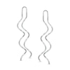 Thumbnail Image 1 of Wavy Threader Drop Earrings in Sterling Silver