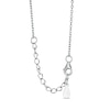 Thumbnail Image 2 of Cubic Zirconia Interlocking Circles Necklace in Sterling Silver