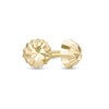 Thumbnail Image 1 of Diamond-Cut Dome Stud Earrings in 10K Gold