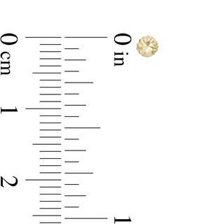Diamond-Cut Dome Stud Earrings in 10K Gold