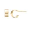 Thumbnail Image 1 of 5.5mm Curved Half Hoop Earrings in 10K Gold