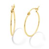 Thumbnail Image 0 of 20mm Hoop Earrings in 10K Tube Hollow Gold