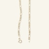 Thumbnail Image 2 of Made in Italy 3.5mm Cubic Zirconia Station Choker Necklace in 10K Solid Gold - 16"