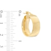 Made in Italy 15mm Hoop Earrings in 10K Gold