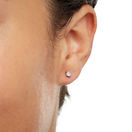 10K Gold 1/4 CT. T.W. Diamond Solitaire Studs