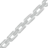 Thumbnail Image 1 of 1/10 CT. T.W. Diamond Chain Link Bracelet in Sterling Silver - 8.25"