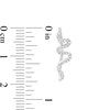 Thumbnail Image 2 of 1/20 CT. T.W. Diamond Snake Crawler Earrings in Sterling Silver