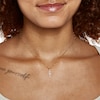 Thumbnail Image 3 of 1/20 CT. T.W. Diamond Ankh Symbol Necklace Charm in 10K Gold
