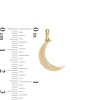 Thumbnail Image 2 of 1/20 CT. T.W. Diamond Crescent Moon Necklace Charm in 10K Gold