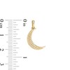 Thumbnail Image 1 of 1/20 CT. T.W. Diamond Crescent Moon Necklace Charm in 10K Gold