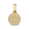 Thumbnail Image 0 of 1/6 CT. T.W. Composite Diamond Triple Frame Necklace Charm in 10K Gold