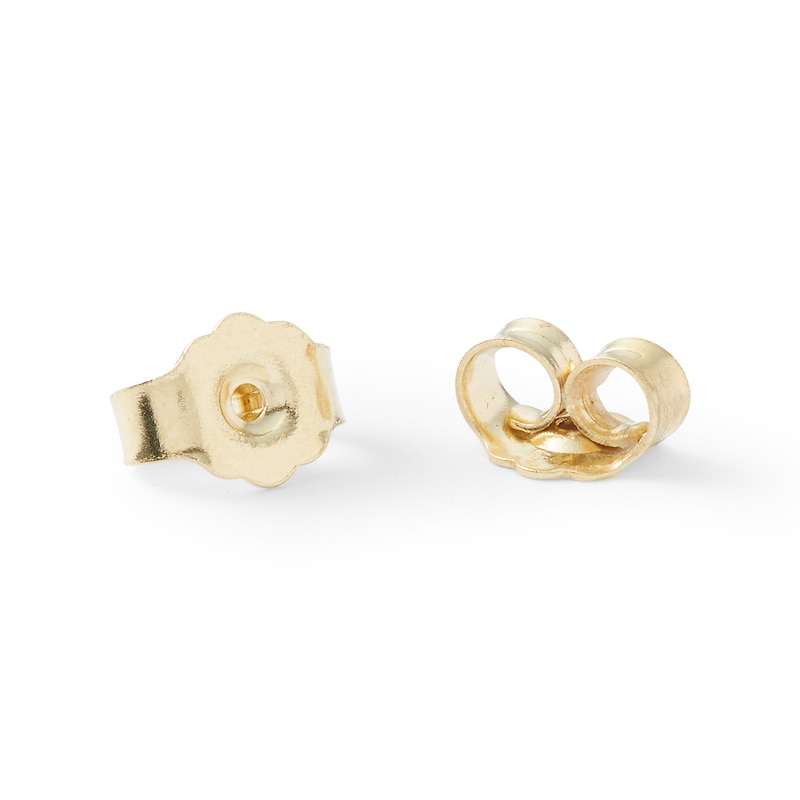 1/3 CT. T.W. Composite Diamond Heart Frame Stud Earrings in 10K Gold