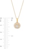 Thumbnail Image 2 of 1/3 CT. T.W. Diamond Double Frame Pendant in 10K Gold