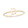 Thumbnail Image 0 of Uppercase Block "D" Initial Ring in 10K Gold - Size 7