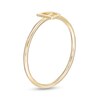 Thumbnail Image 1 of Uppercase Block "D" Initial Ring in 10K Gold - Size 7