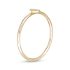 Thumbnail Image 1 of Uppercase Block "J" Initial Ring in 10K Gold - Size 7