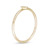 Thumbnail Image 2 of Uppercase Block "J" Initial Ring in 10K Gold - Size 7