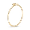Thumbnail Image 1 of Uppercase Block "S" Initial Ring in 10K Gold - Size 7