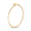 Thumbnail Image 2 of Uppercase Block "S" Initial Ring in 10K Gold - Size 7
