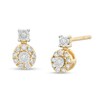 Thumbnail Image 1 of 1/20 CT. T.W. Diamond Frame Drop Earrings in 10K Gold