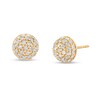 Thumbnail Image 1 of 1/3 CT. T.W. Composite Diamond Dome Stud Earrings in 10K Gold