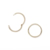 Thumbnail Image 2 of 10K Solid Gold Continuous Huggie Hoops