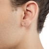 9.55mm Continuous Huggie Hoop Earrings in 10K Gold