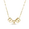 Thumbnail Image 0 of Made in Italy 'I HEART U' Blocks Pendant in 10K Gold